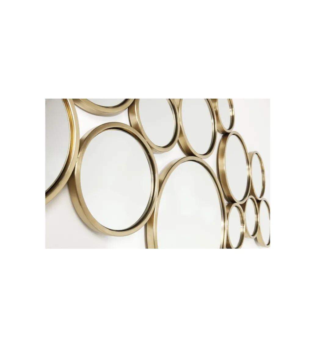 Lustro wiszące BUBBLES 138 x 93 cm złote*KARE Online