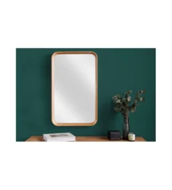 Lustro wiszące CORSE 50 cm drewno dąb*Invicta Interior Discount
