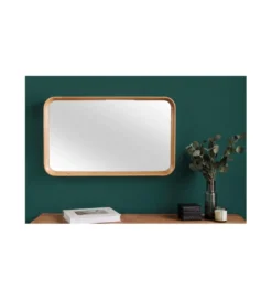 Lustro wiszące CORSE 50 cm drewno dąb*Invicta Interior Discount
