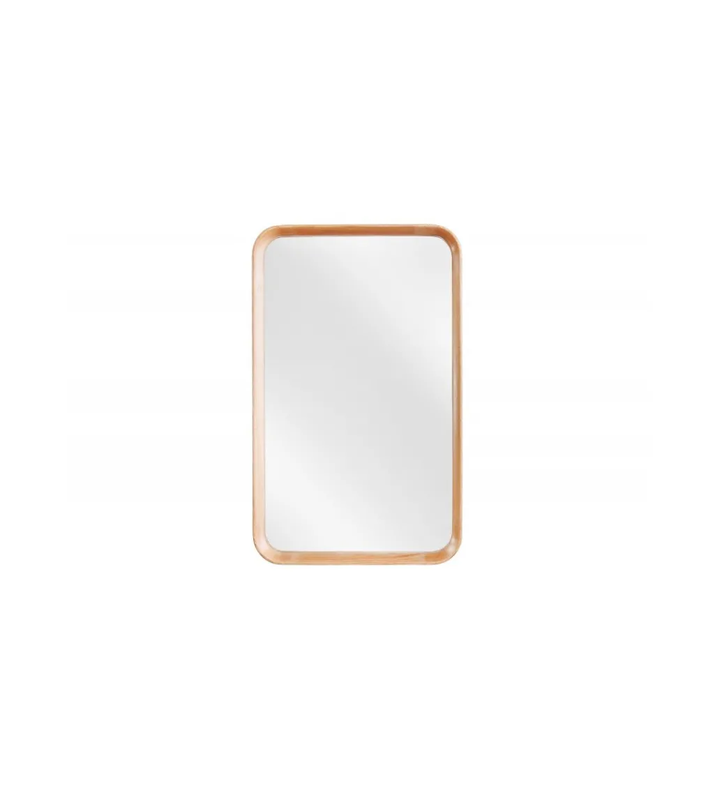 Lustro wiszące CORSE 50 cm drewno dąb*Invicta Interior Discount