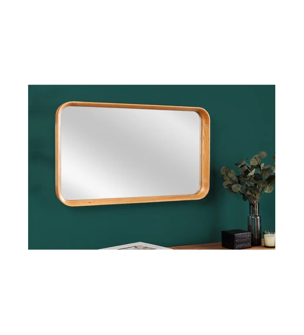 Lustro wiszące CORSE 50 cm drewno dąb*Invicta Interior Discount