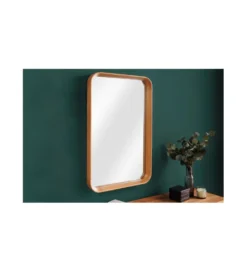 Lustro wiszące CORSE 50 cm drewno dąb*Invicta Interior Discount