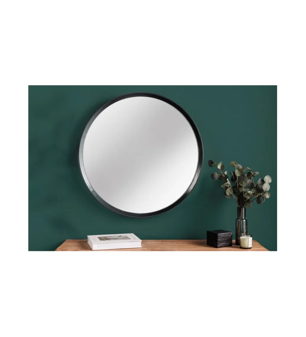 Lustro wiszące CORSE 70 cm drewno dąb*Invicta Interior Discount