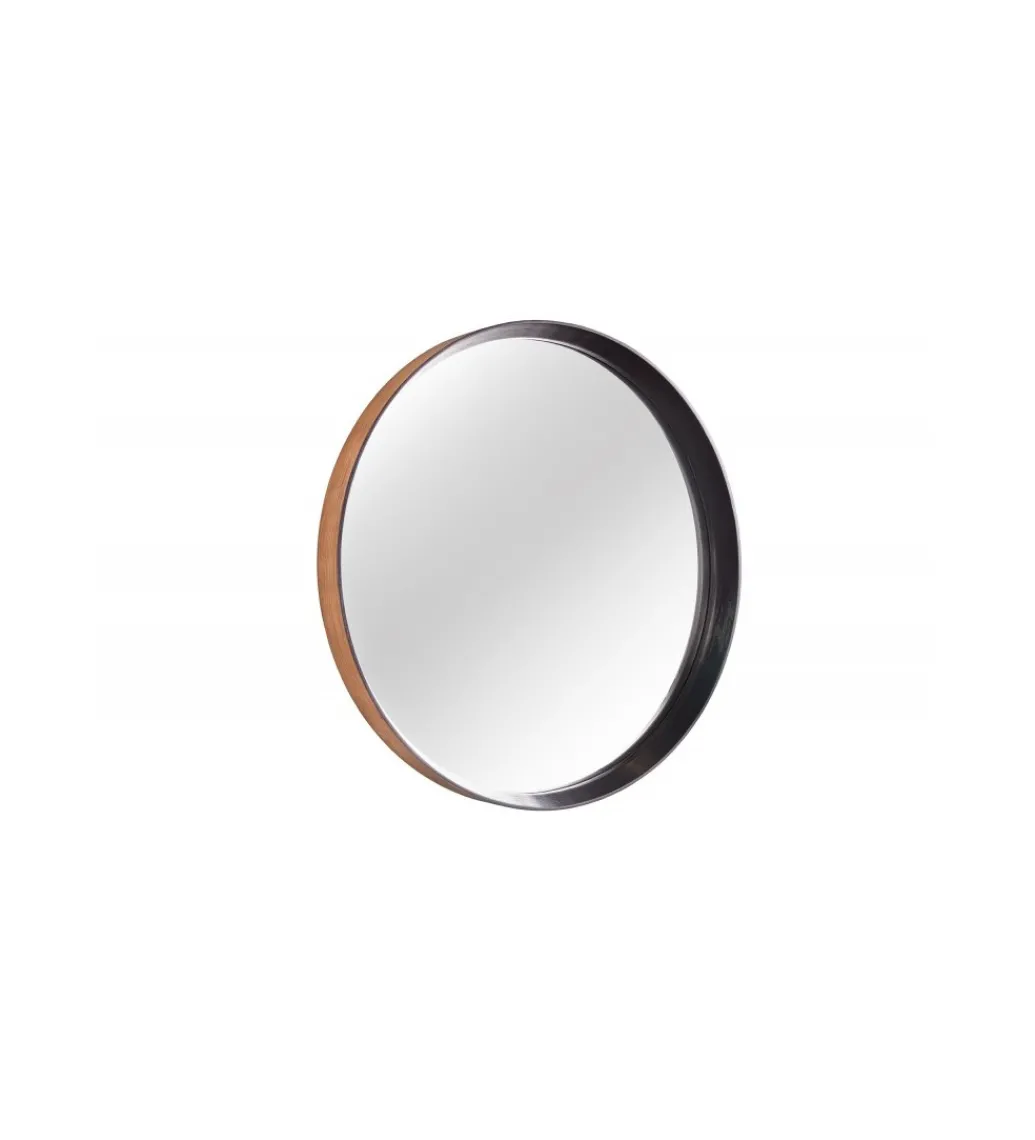Lustro wiszące CORSE 70 cm drewno dąb*Invicta Interior Discount