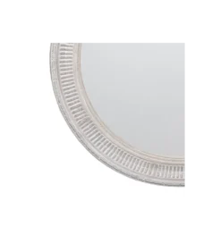 Lustro wiszące DEAY 80 cm drewno paulowni szare*Zona-Design Online