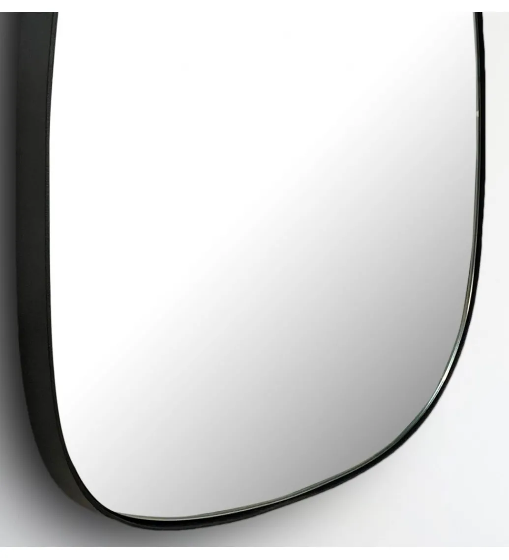 Lustro wiszące DEFORME 53 cm czarne*WOHNLING, GERMANY