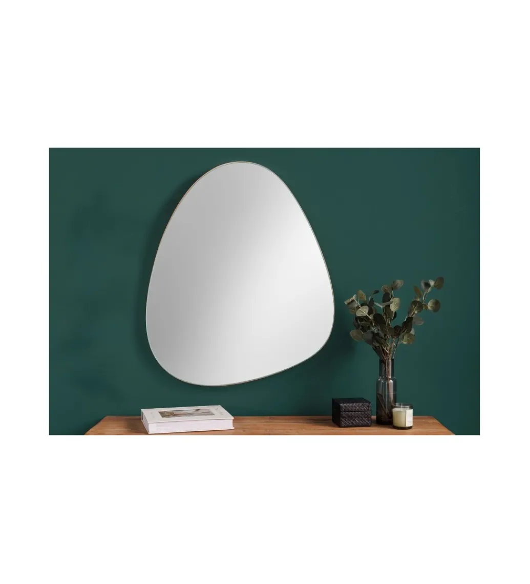 Lustro wiszące DEFORME 60 cm dąb naturalny*Invicta Interior Best