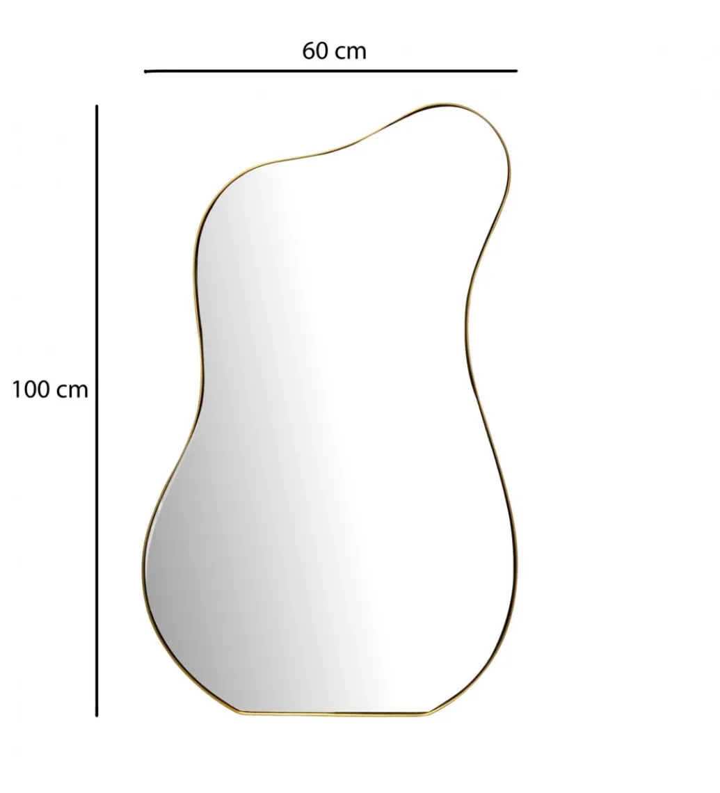 Lustro wiszące DEFORME 100 cm złote*WOHNLING, GERMANY New