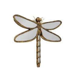 Lustro wiszące DRAGONFLY 70 x 54 cm stare złoto*KARE