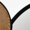 Lustro wiszące ESPEJONA 123 cm naturalne czarne*Zona-Design Best