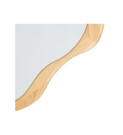 Lustro wiszące ETAPE 57 cm drewno paulowni*Zona-Design Outlet