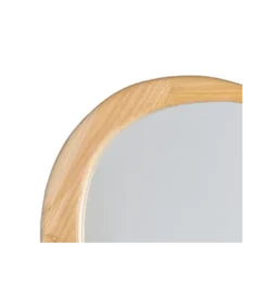 Lustro wiszące ETAPE 57 cm drewno paulowni*Zona-Design Outlet