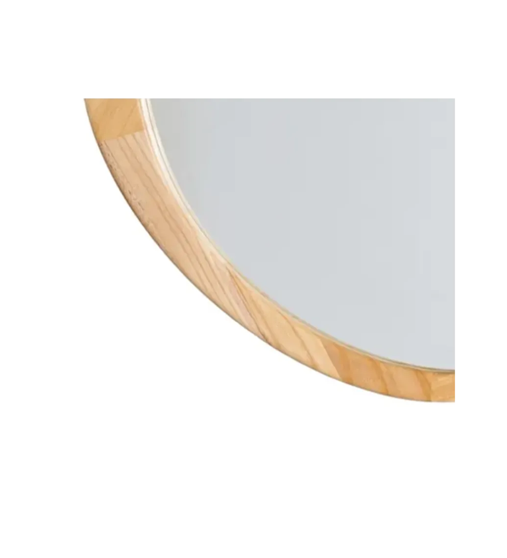 Lustro wiszące ETAPE 57 cm drewno paulowni*Zona-Design Outlet