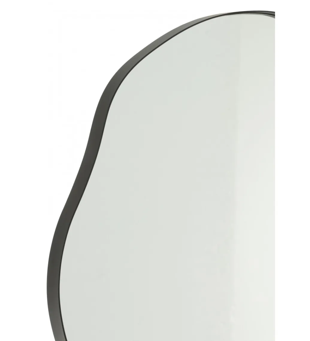 Lustro wiszące EXTREMAN 47 cm czarne*J-Line Outlet