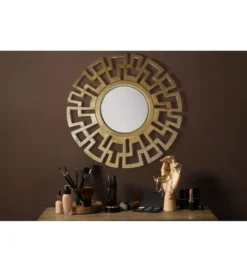 Lustro wiszące FLUR 60 cm antyczne antyczne złote*WOHNLING, GERMANY Clearance