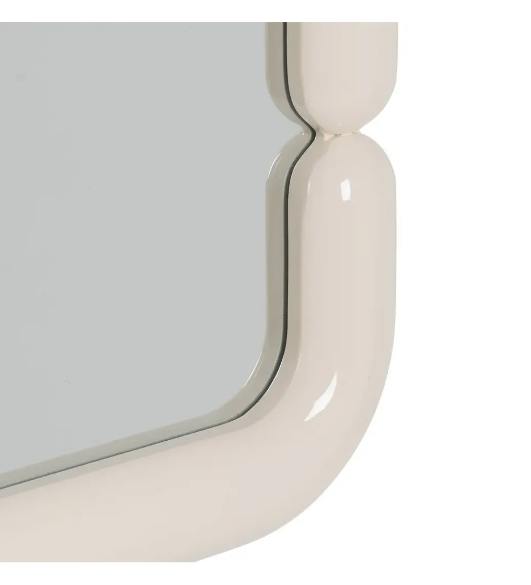 Lustro wiszące HAYKUI 90 cm kremowe*Zona-Design