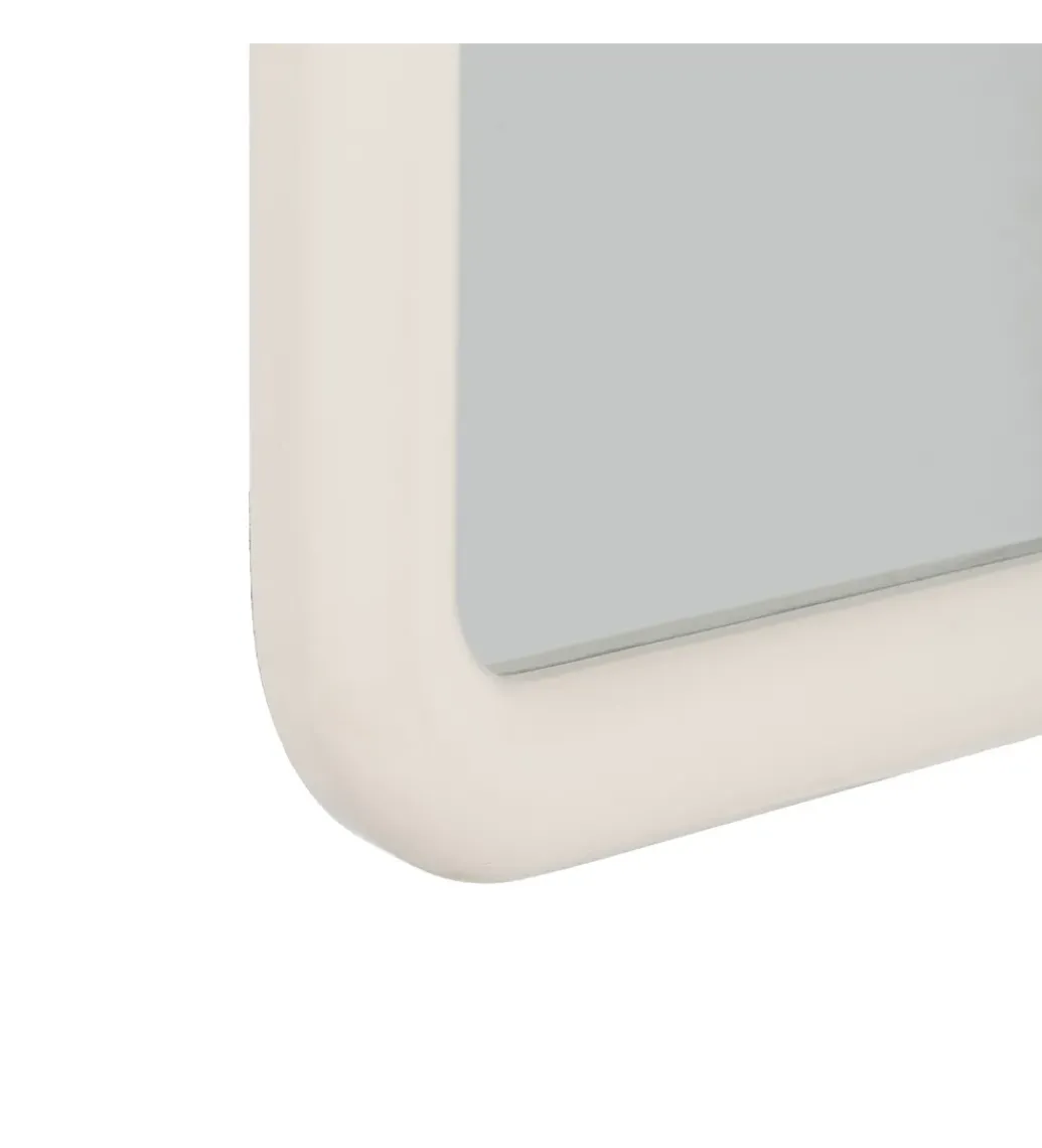 Lustro wiszące HAYKUI 90 cm kremowe*Zona-Design