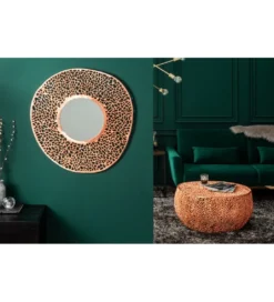 Lustro Wiszące Leaf 112 Cm miedziane*Invicta Interior New