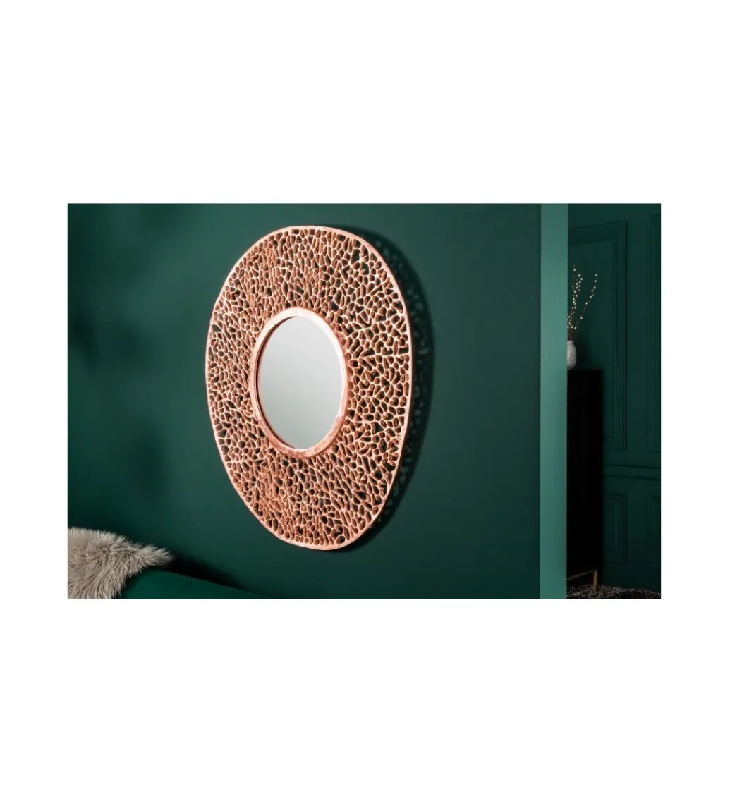 Lustro Wiszące Leaf 112 Cm miedziane*Invicta Interior New