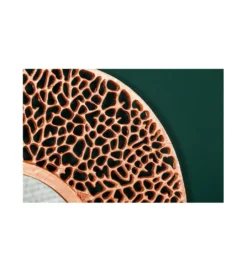 Lustro Wiszące Leaf 112 Cm miedziane*Invicta Interior New