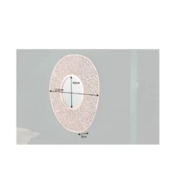 Lustro wiszące LEAF 110 cm miedziane*Invicta Interior Discount