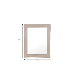 Lustro wiszące MAMMUT 100 cm drewno akacja*Invicta Interior