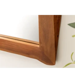 Lustro wiszące MAMMUT 100 cm drewno akacja*Invicta Interior