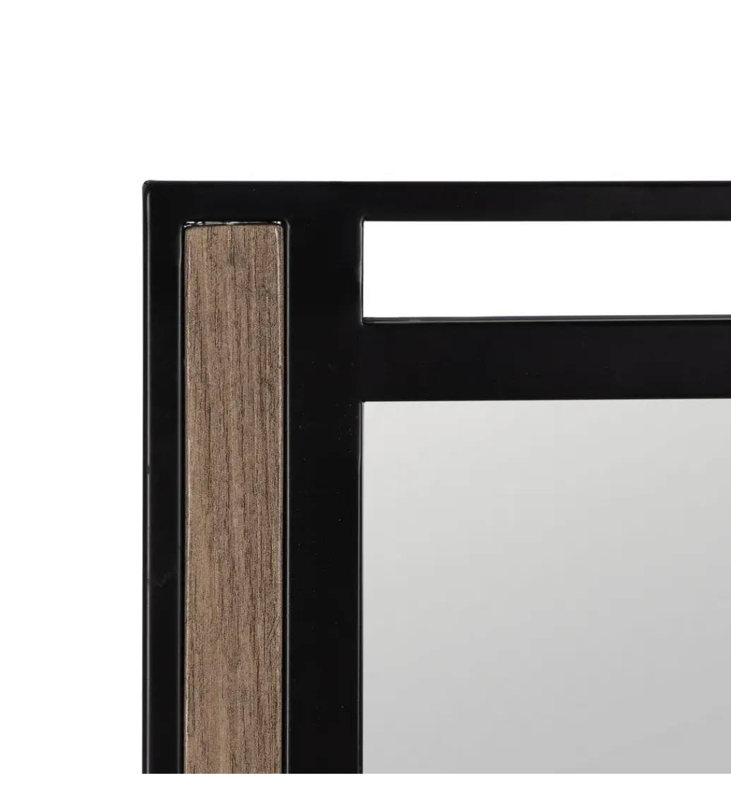 Lustro wiszące NAGATARO 45 x 100 cm czarne naturalne*Zona-Design Best