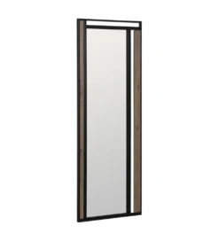 Lustro wiszące NAGATARO 45 x 100 cm czarne naturalne*Zona-Design Best