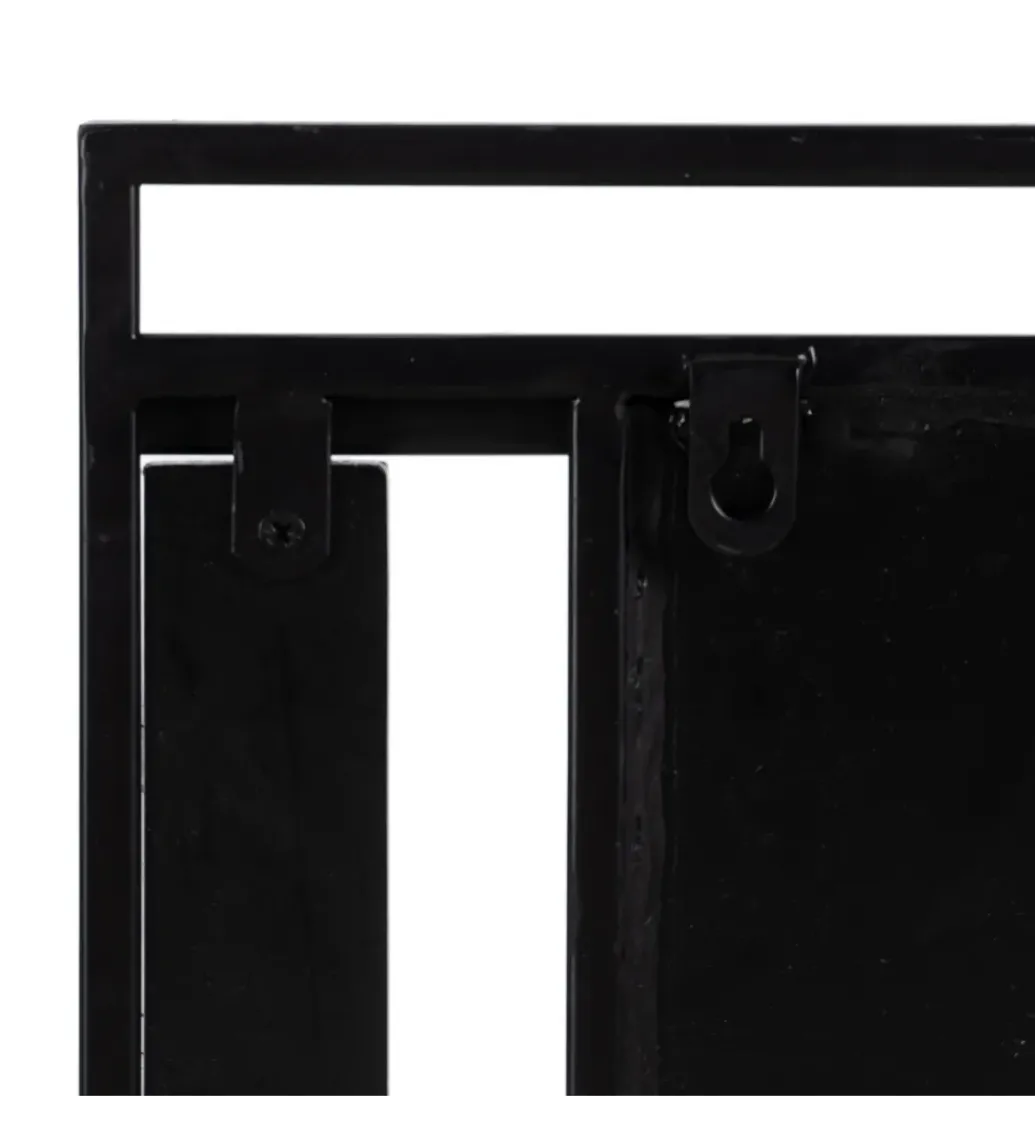 Lustro wiszące NAGATARO 45 x 100 cm czarne naturalne*Zona-Design Best