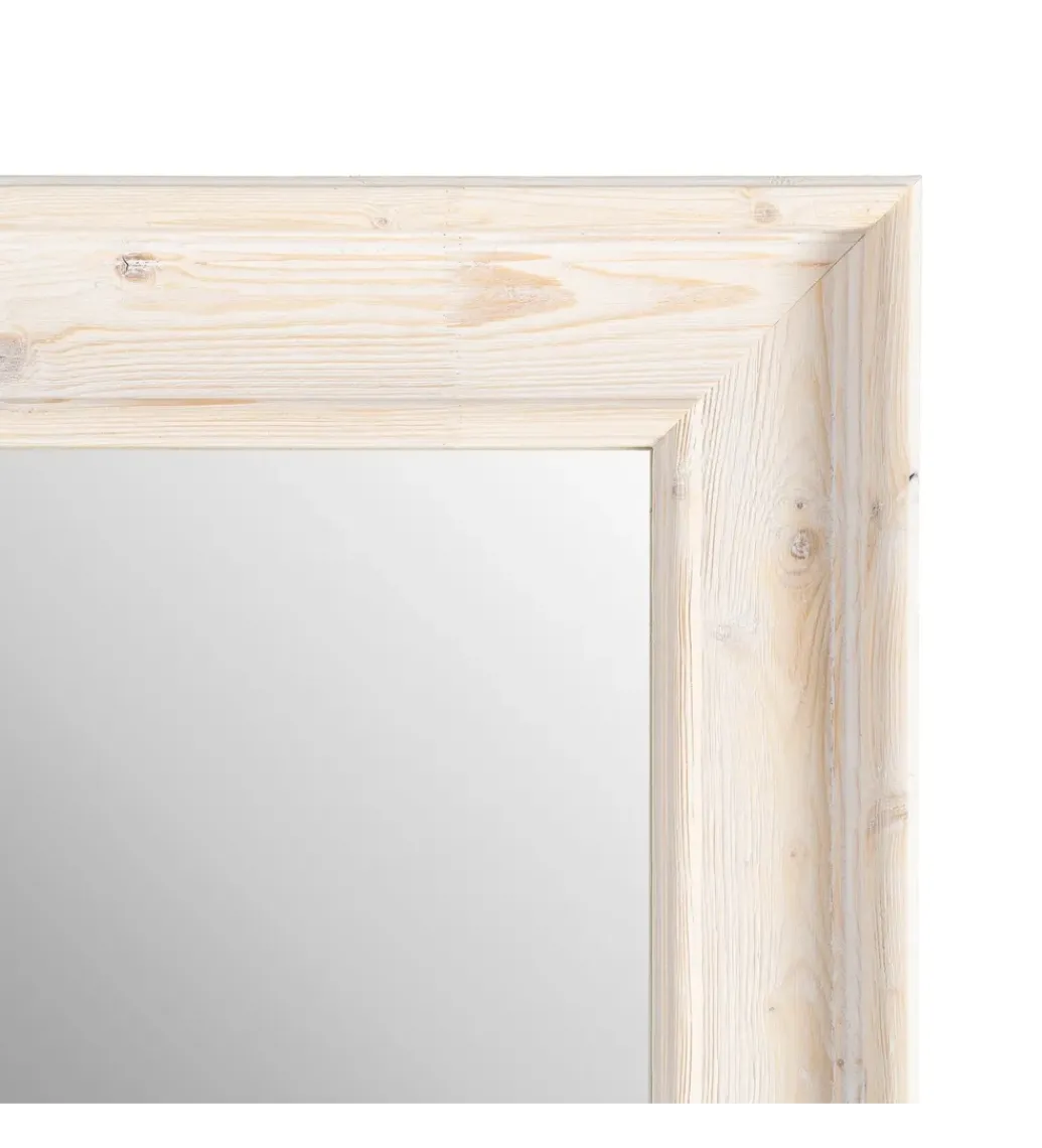 Lustro wiszące OKATA 171 cm naturalna białą rama*Zona-Design Best