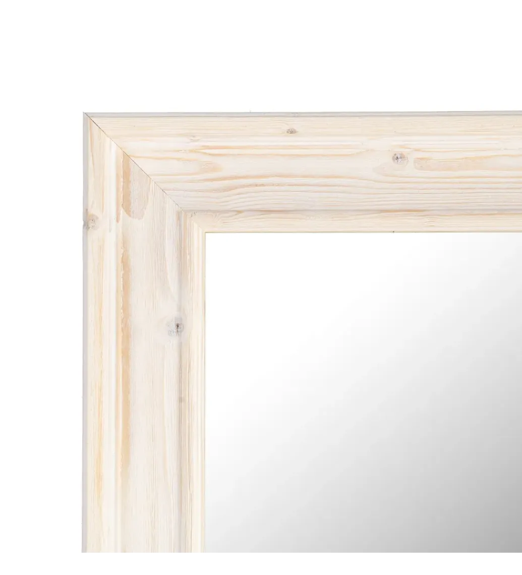 Lustro wiszące OKATA 171 cm naturalna białą rama*Zona-Design Best