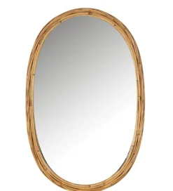 Lustro wiszące RECTANGLE 61 cm naturalne*J-Line Best