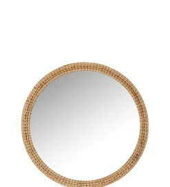 Lustro wiszące RECTANGLE 75 cm naturalne*J-Line New