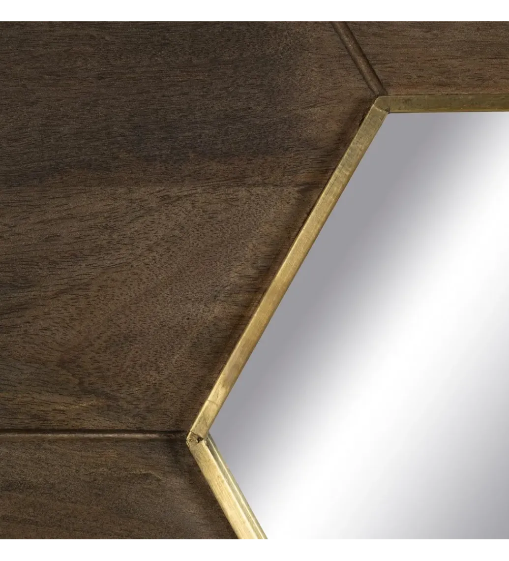 Lustro wiszące RETUNM 90 cm drewno mango*Zona-Design New