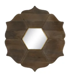 Lustro wiszące RETUNM 90 cm drewno mango*Zona-Design New