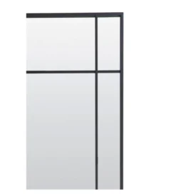 Lustro wiszące RINCON 150 cm czarny matt*L&L Best