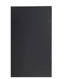 Lustro wiszące RINCON 150 cm czarny matt*L&L Best