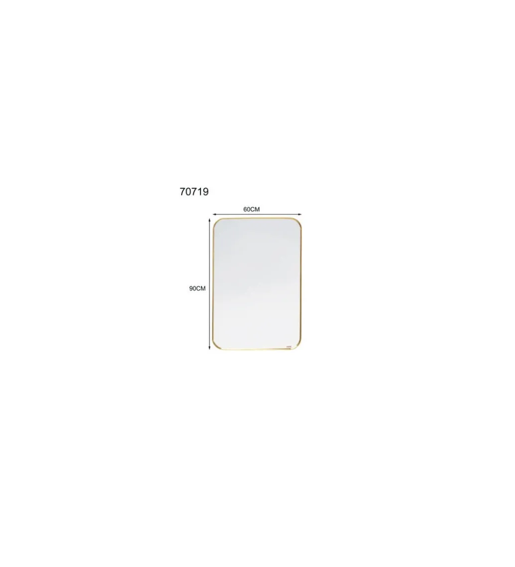 Lustro wiszące SIMPLY 60 x 90 cm złote*KARE Outlet