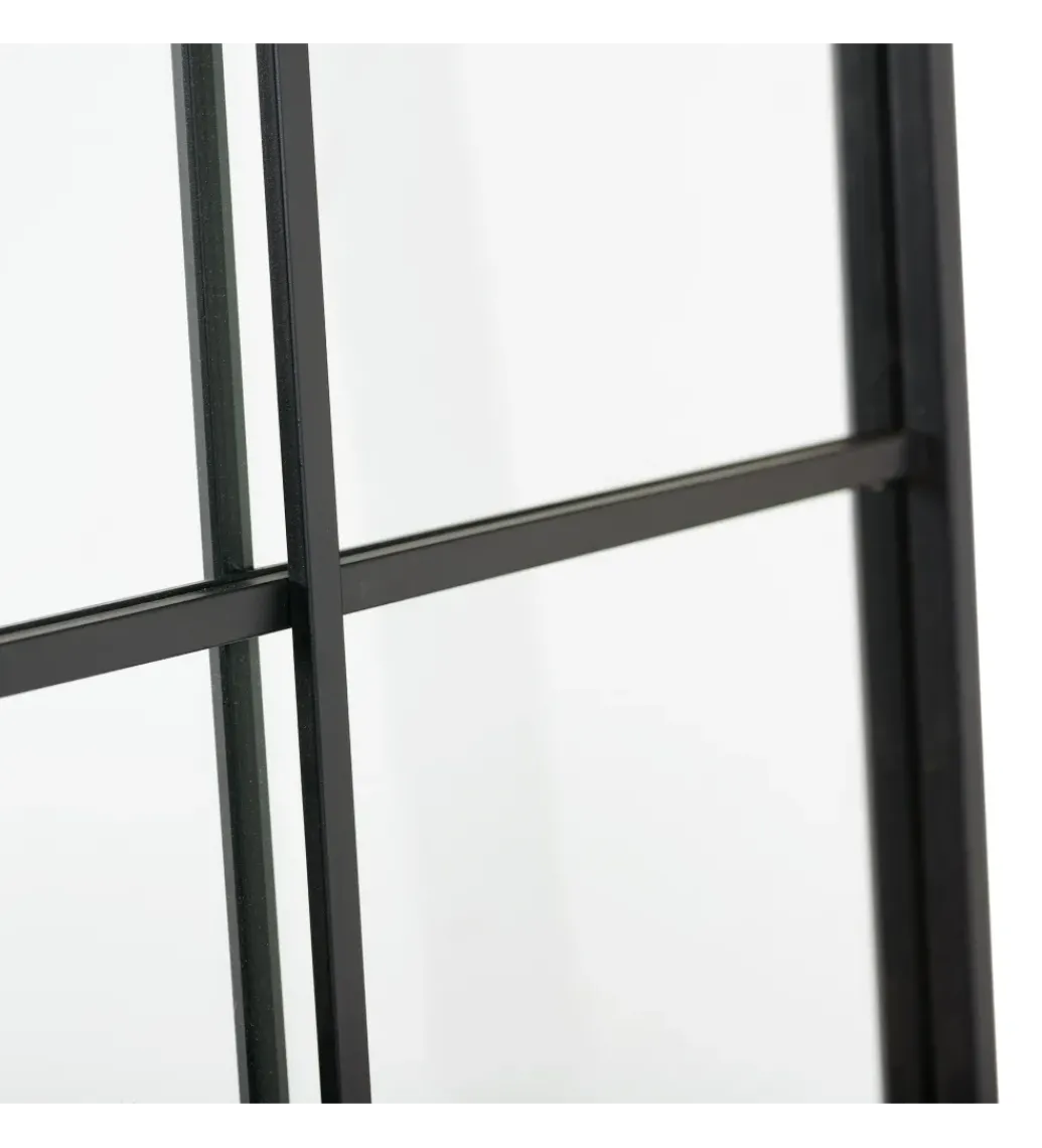 Lustro wiszące SYLAS 180 cm x 90 cm czarne*Zona-Design Clearance