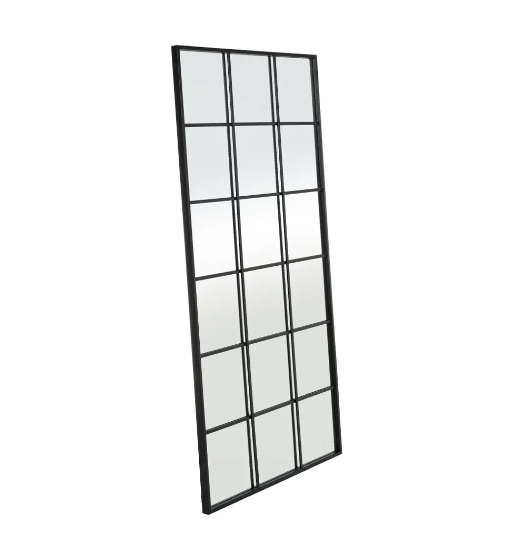 Lustro wiszące SYLAS 180 cm x 90 cm czarne*Zona-Design Clearance