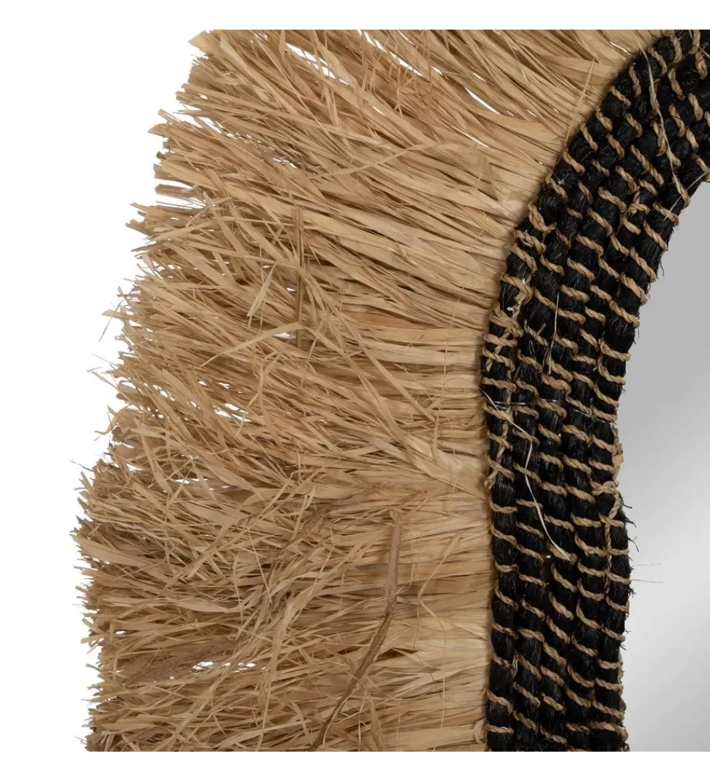 Lustro wiszące TEKSNIMA 90 cm naturalne*Zona-Design Best