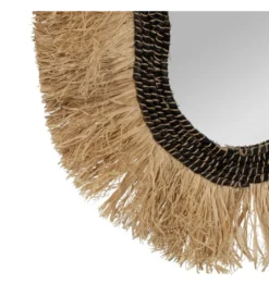 Lustro wiszące TEKSNIMA 90 cm naturalne*Zona-Design Best