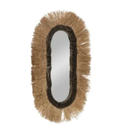 Lustro wiszące TEKSNIMA 90 cm naturalne*Zona-Design Best