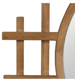 Lustro wiszące TIKITAK 64 cm drewno jodła*Zona-Design Best