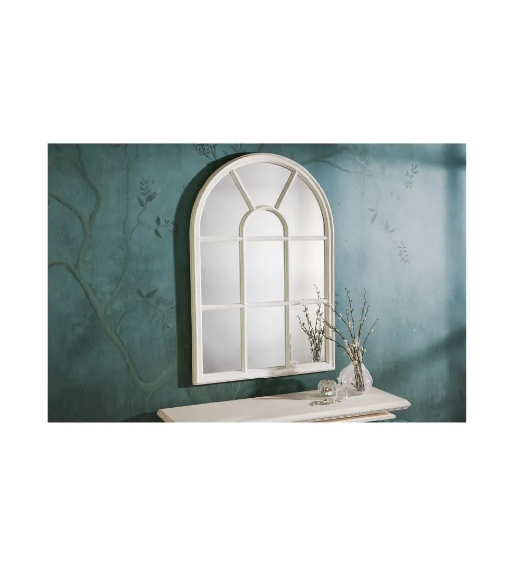 Lustro wiszące WINDOW Castillo 70 cm białe*Invicta Interior Clearance