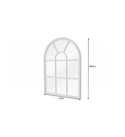 Lustro wiszące WINDOW Castillo 70 cm białe*Invicta Interior Clearance