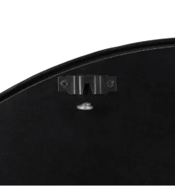 Lustro wiszące z wieszakiem PETRUSNA 69 cm czarne*Zona-Design Sale