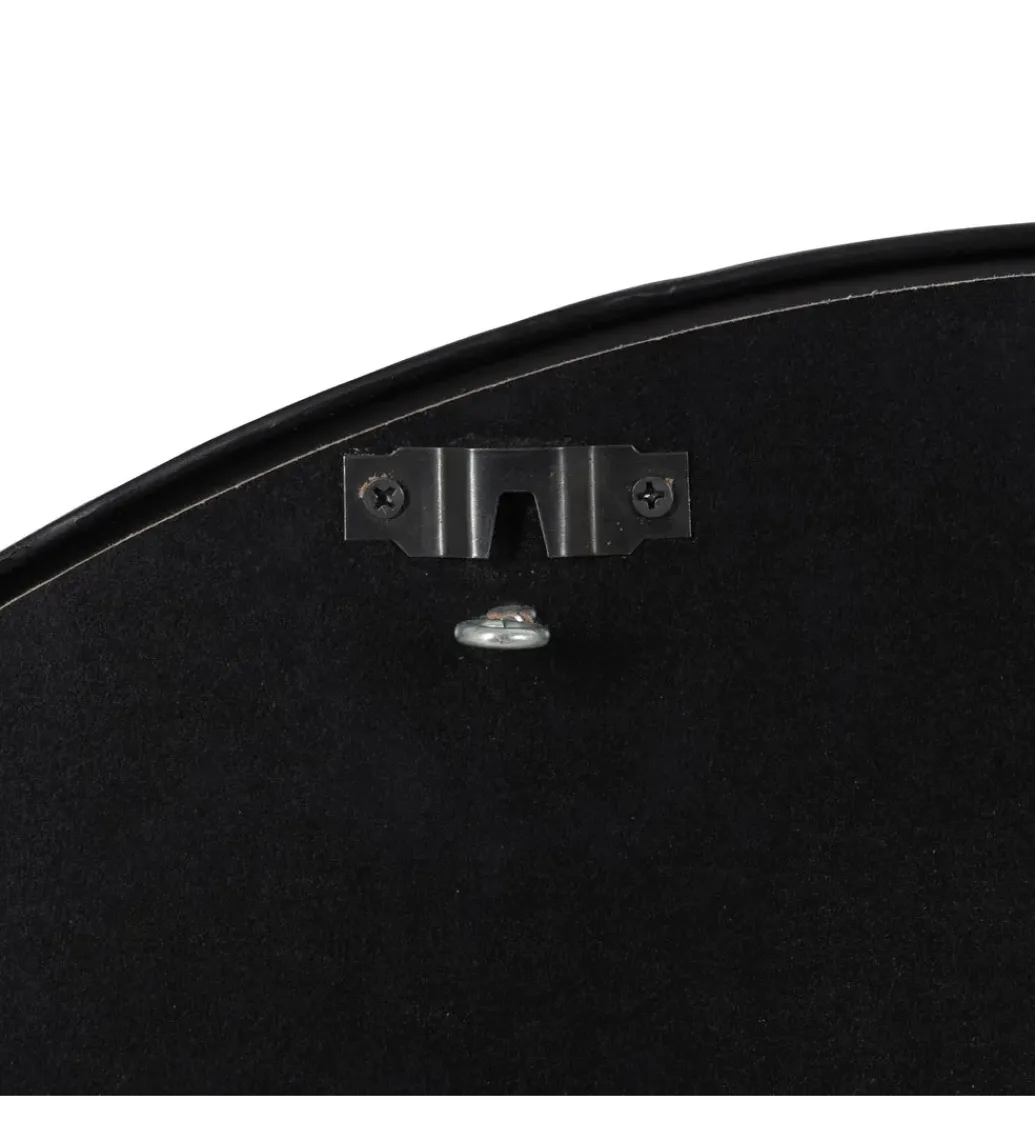 Lustro wiszące z wieszakiem PETRUSNA 69 cm czarne*Zona-Design Sale