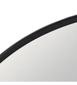 Lustro wiszące z wieszakiem PETRUSNA 69 cm czarne*Zona-Design Sale